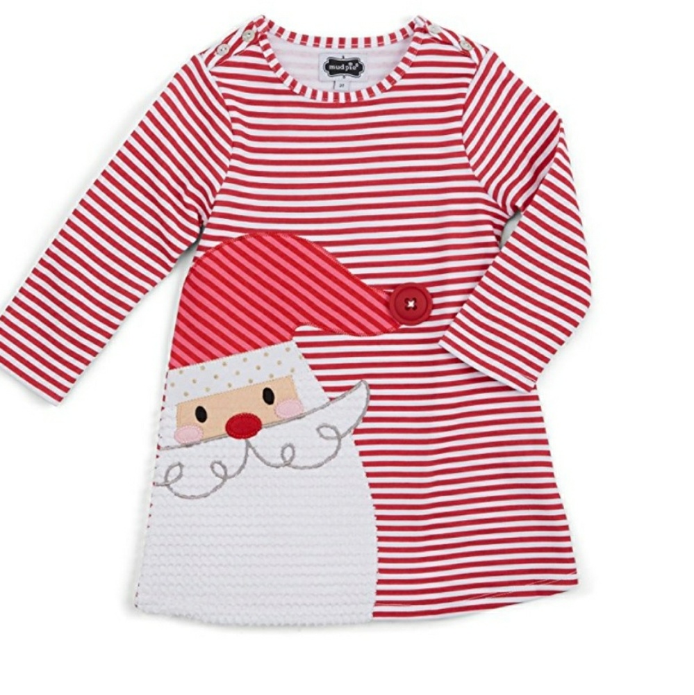 NWT Mud pie santa Christmas dress